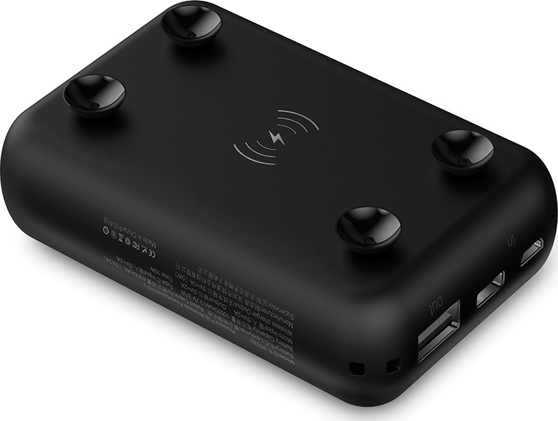 Внешний аккумулятор Devia Kintone Series Mini Wireless Power Bank 10000mah - Black