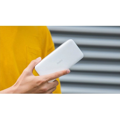 Внешний аккумулятор Xiaomi Redmi Power Bank 20000 mAh (White) - фото 6