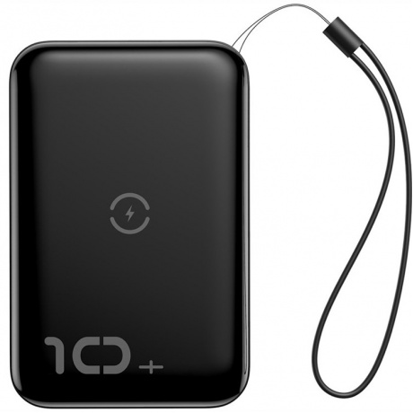 Внешний аккумулятор Baseus Mini S Bracket 10W Wireless Charger 10000mAh (PPXFF10W-01) Black - фото 2
