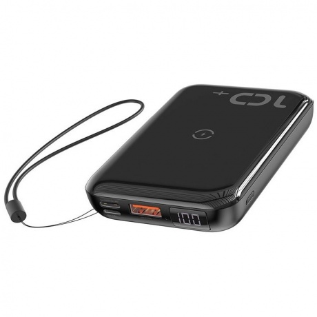 Внешний аккумулятор Baseus Mini S Bracket 10W Wireless Charger 10000mAh (PPXFF10W-01) Black - фото 9