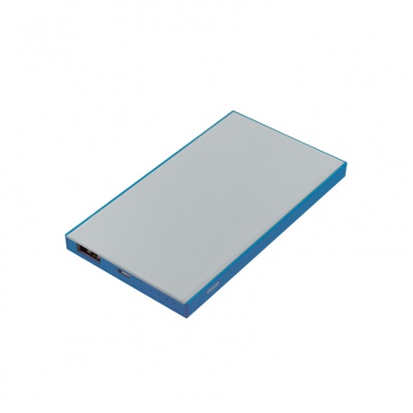 Внешний аккумулятор Rombica NEO NS50B 5 000 мАч Soft-touch голубой войлочный чехол - фото 3