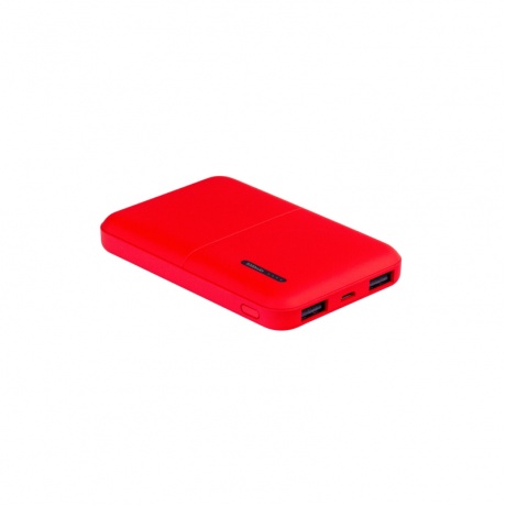 Внешний аккумулятор Kubic PB5Z Red 5 000 мАч Soft-touch красный - фото 1