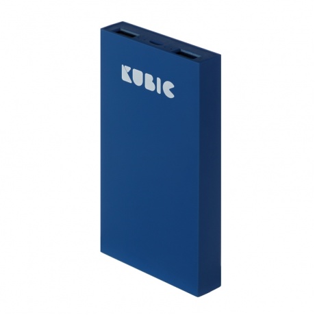 Внешний аккумулятор Kubic PB10X Blue 10 000 мАч Soft-touch синий - фото 1