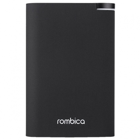 Внешний аккумулятор Rombica NEO Alfa Black 8 000 мАч Soft-touch черный - фото 2