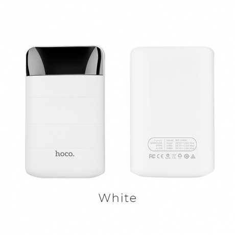 Внешний аккумулятор Hoco Power Bank B29 Domon 10000mAh White - фото 1