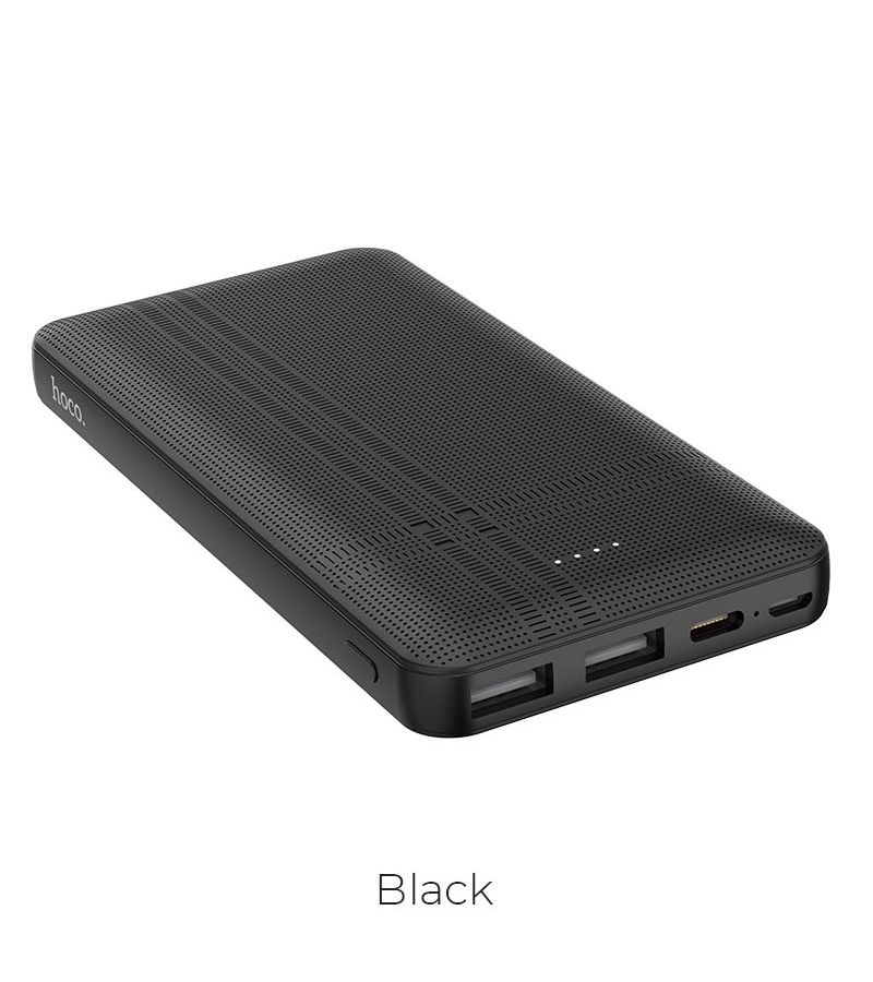 цена Внешний аккумулятор Hoco Power Bank J48 Intelligent Balance 10000mAh Black