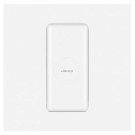 Внешний аккумулятор Momax Q.Power2 Wireless Battery 10000 mAh - White - фото 1