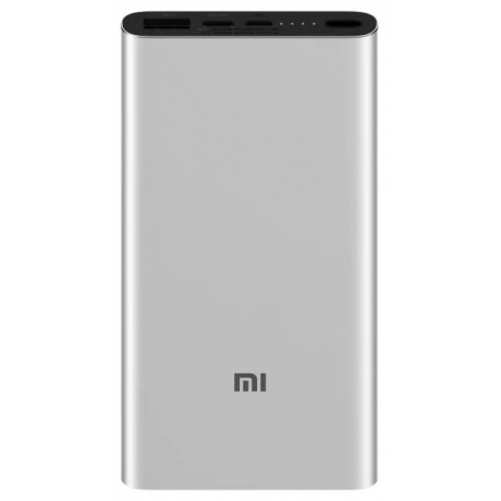 Внешний аккумулятор Xiaomi Mi Power Bank 3 10000mAh Silver (PLM12ZM) - фото 1