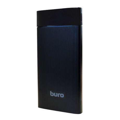 Внешний аккумулятор Buro RLP-12000-B Li-Pol 12000mAh 2.1A+2.1A черный 2xUSB - фото 1