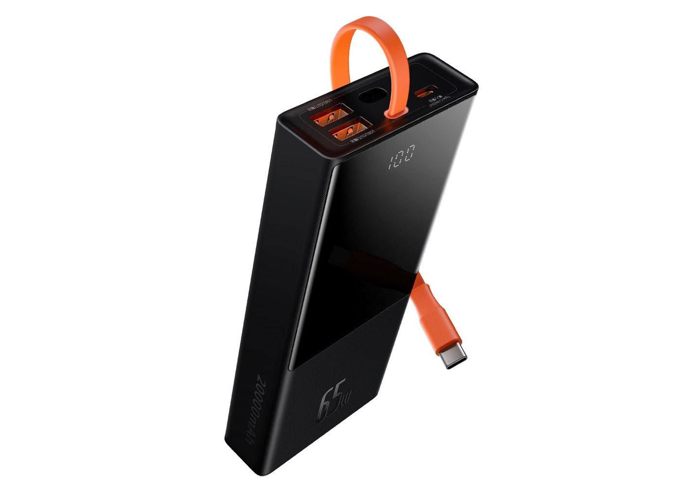 Внешний аккумулятор Baseus Power Bank Elf Digital Display Fast Charging 20000mAh 65W Black PPJL000001 2uul ультра мягкая линия питания iboot dc кабель питания для iphone 6g 13pro max разъем батареи