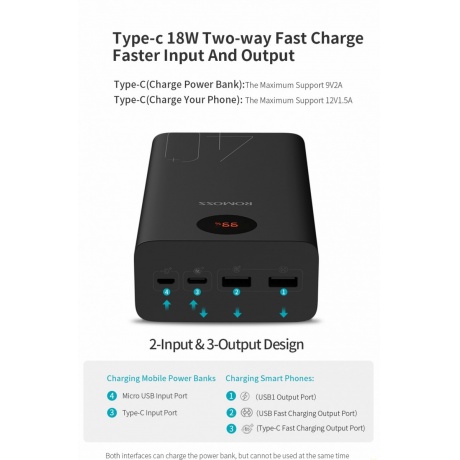 Внешний аккумуляторм Romoss Power Bank PEA40 40000mAh - фото 12
