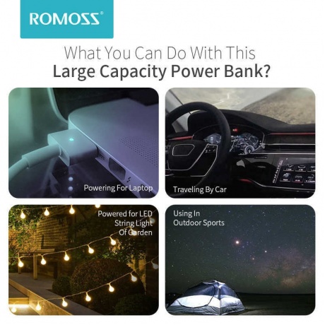 Внешний аккумуляторм Romoss Power Bank PEA40 40000mAh - фото 13