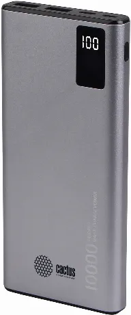 Внешний аккумуляторм Cactus CS-PBFSLT-10000 10000mAh 3A 2xUSB се...