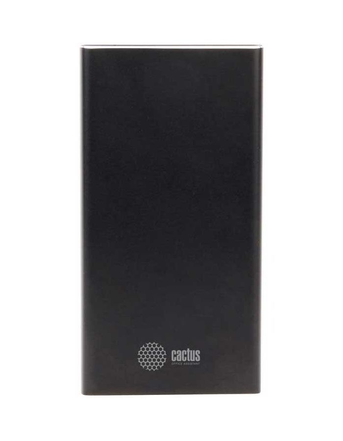 Внешний аккумулятор Cactus CS-PBFSJT-10000 Li-Pol 10000mAh 2.1A+2.1A черный цена и фото