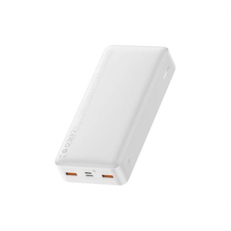 Внешний аккумулятор Baseus Bipow Digital Display Power bank 20000mAh 20W Белый (PPDML-M02) - фото 1