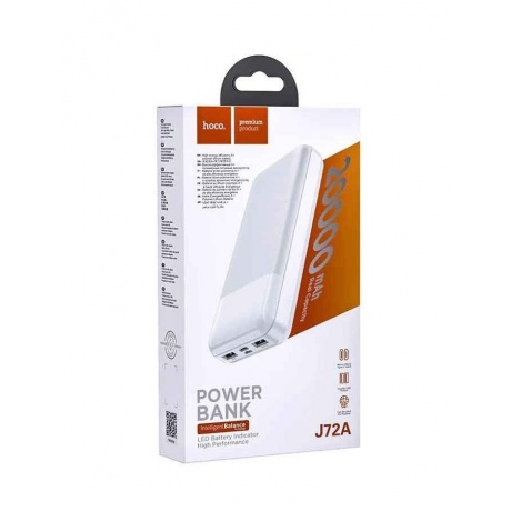Внешний аккумулятор Hoco Power Bank J72A 20000mAh White - фото 2