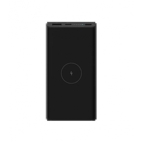 Внешний аккумулятор Xiaomi Mi Wireless Power Bank 10000mAh 10W Black WPB15PDZM - фото 1