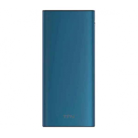 Внешний аккумулятор TFN 10000mAh Steel Mini LCD PD blue - фото 1