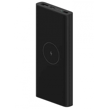 Внешний аккумулятор Xiaomi 10W Wireless Power Bank 10000 mAh, черный (BHR5460GL) - фото 3