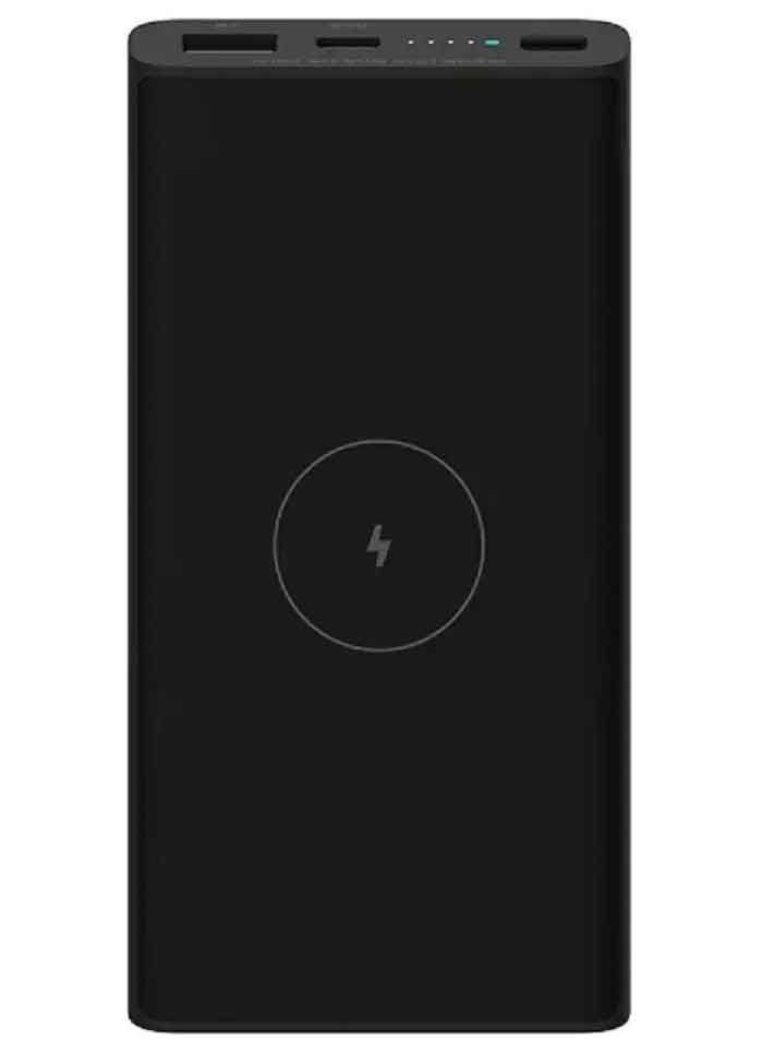 Внешний аккумулятор Xiaomi 10W Wireless Power Bank 10000 mAh, черный (BHR5460GL)