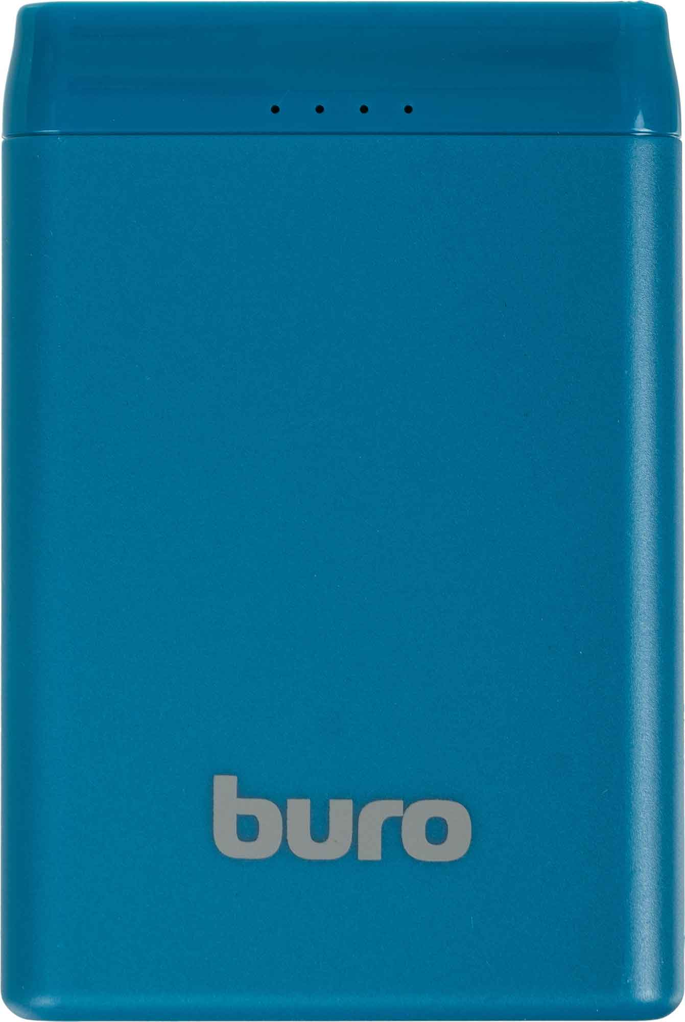 Внешний аккумулятор Buro BP05B 5000mAh 2.1A 2xUSB синий (BP05B10PBL) - фото 1