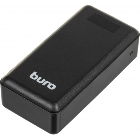 Внешний аккумулятор Buro BPF30D 30000mAh 3A QC PD 22.5W 2xUSB черный (BPF30D22PBK) - фото 2