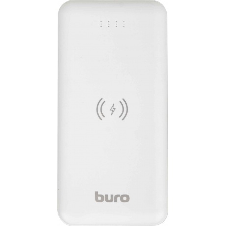 

Внешний аккумулятор Buro BPW10E 10000mAh 2A 2xUSB беспроводная зарядка белый (BPW10E10PWT)