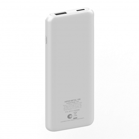 Внешний аккумулятор Hiper PSL5000 5000mAh 2.1A 2xUSB белый (PSL5000 WHITE) - фото 2