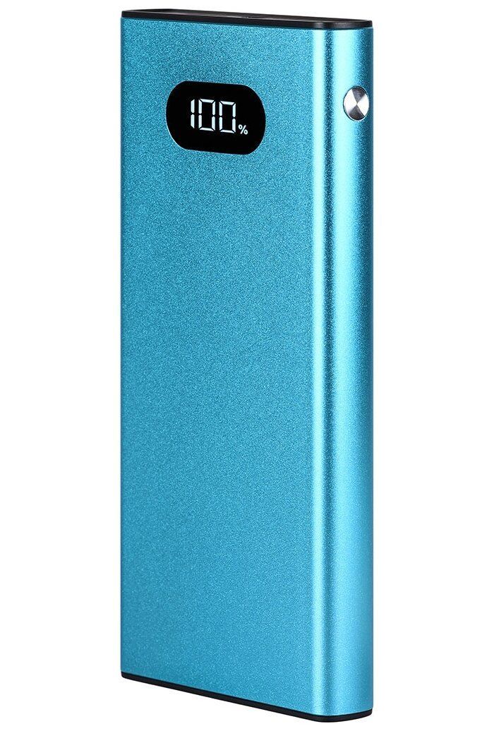 цена Внешний аккумулятор TFN 10 000mAh Blaze LCD PD 22.5W blu