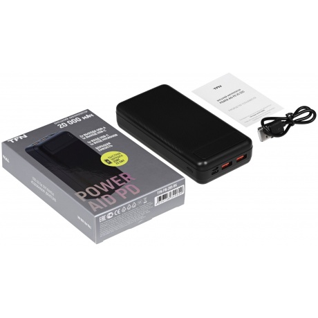 Внешний аккумулятор TFN 20000mAh PowerAid PD 20 black - фото 6