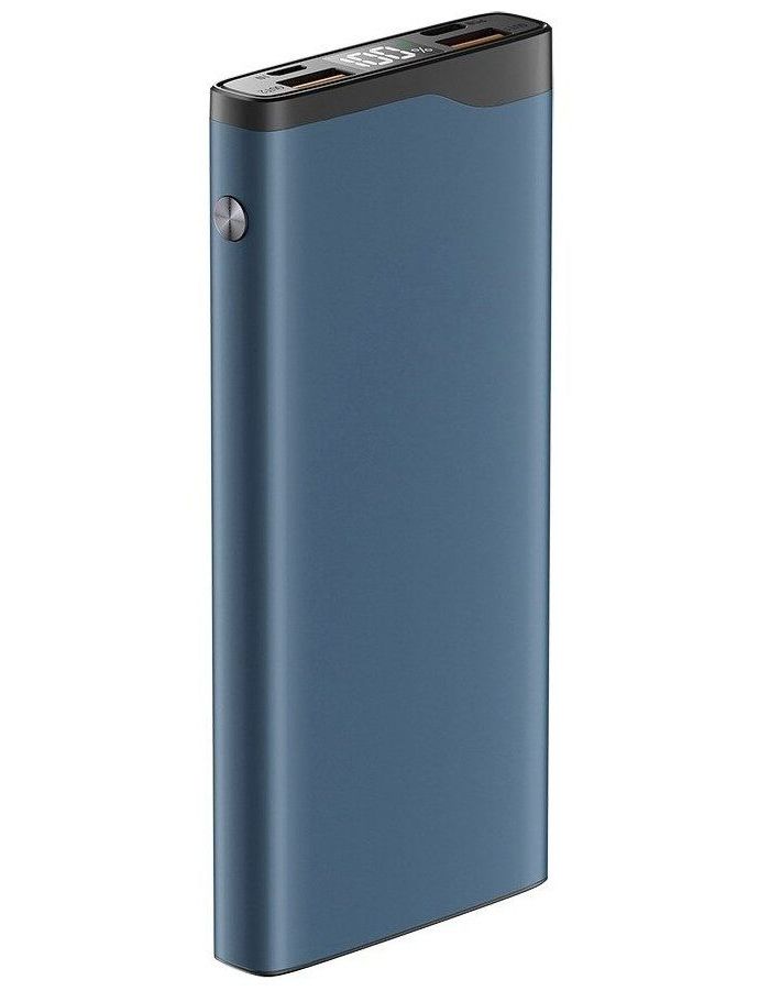 Внешний аккумулятор OLMIO QL-10, 10000mAh, blue, цвет синий