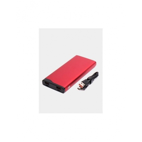 Внешний аккумулятор OLMIO QL-10, 10000mAh, red - фото 7