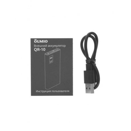 Внешний аккумулятор OLMIO QR-10, 10000mAh, deep-blue - фото 6