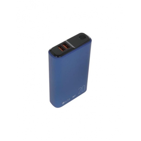 Внешний аккумулятор OLMIO QS-20, 20000mAh, deep-blue - фото 2