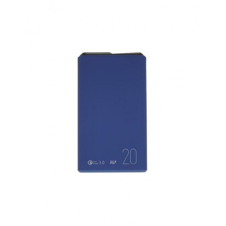 Внешний аккумулятор OLMIO QS-20, 20000mAh, deep-blue - фото 3