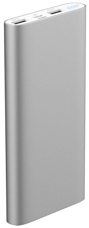 Внешний аккумулятор OLMIO EDGE9, 9000mAh, цвет серебро