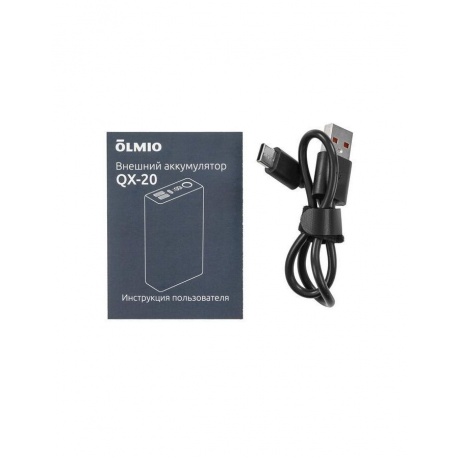 Внешний аккумулятор OLMIO QX-20, 20000mAh, graphite - фото 9
