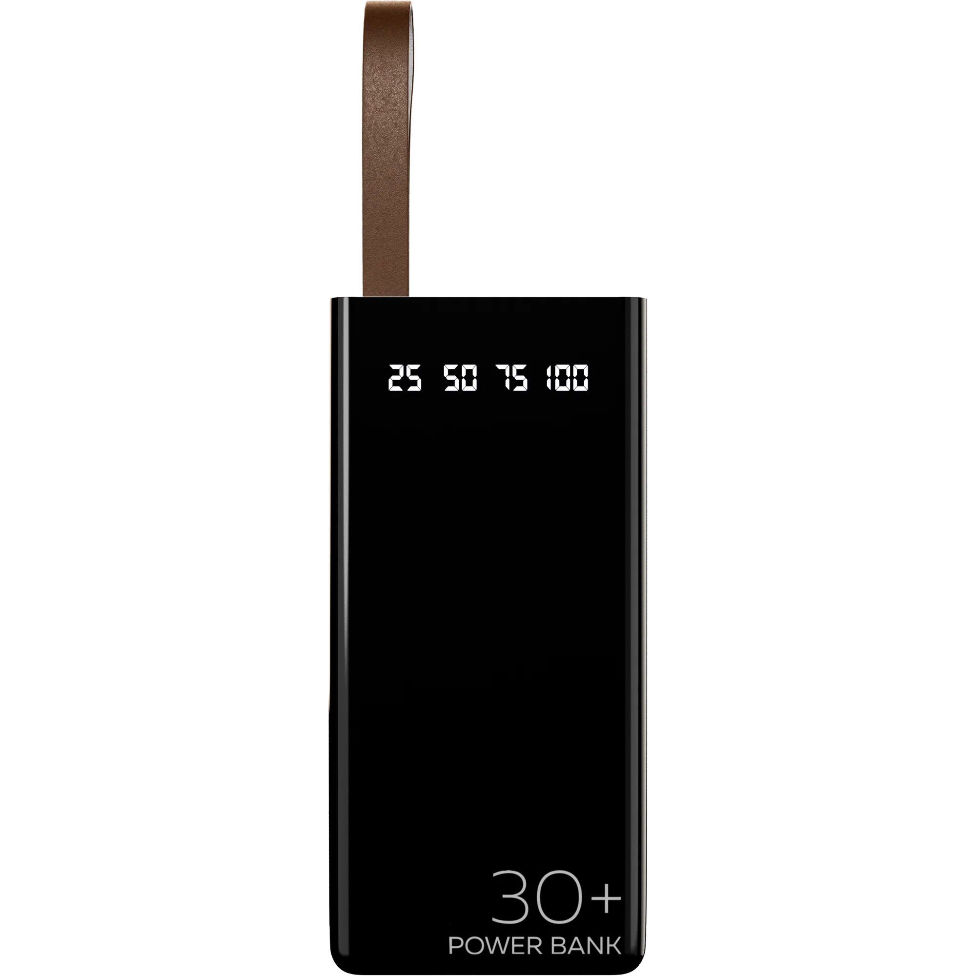 цена Внешний аккумулятор 30000mAh 2USB 2.1A More choice PB60-30 (Black)