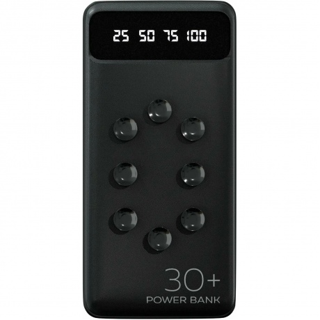 Внешний аккумулятор 30000mAh Smart 2USB 2.1A More choice PB42S-30 (Black) - фото 1