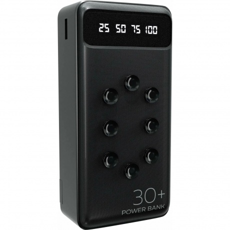 Внешний аккумулятор 30000mAh Smart 2USB 2.1A More choice PB42S-30 (Black) - фото 3