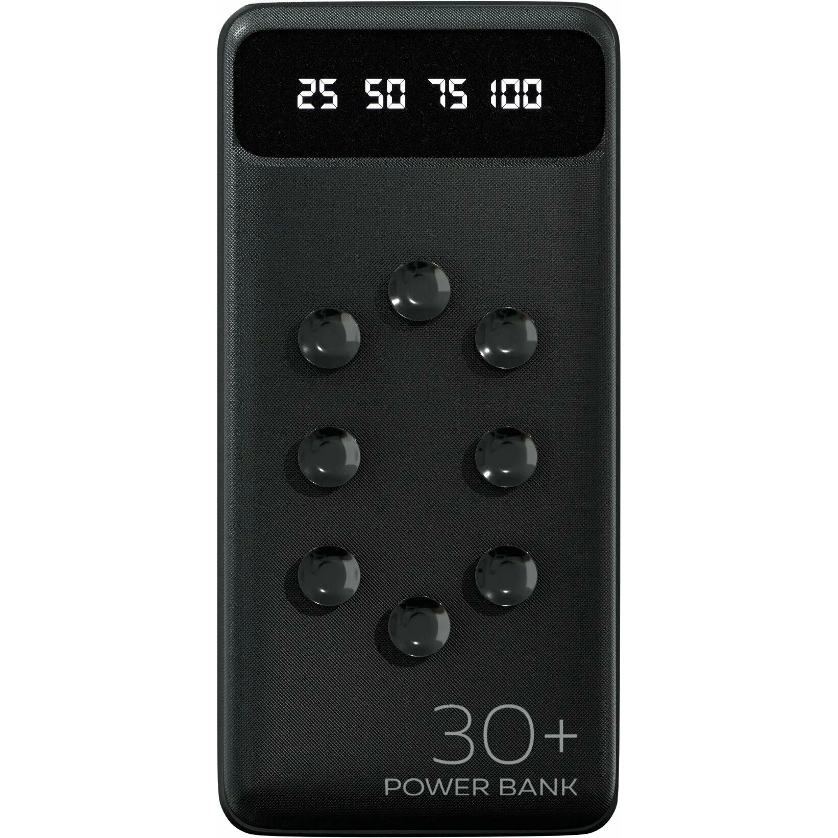 Внешний аккумулятор 30000mAh Smart 2USB 2.1A More choice PB42S-30 (Black) внешний аккумулятор morechoice 10000mah smart 2usb 2 1a pb42s 10 black