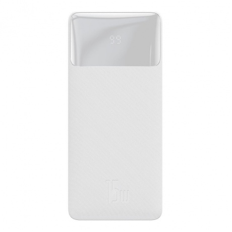 Внешний аккумулятор Baseus Bipow Digital Display Overseas Edition White (PPBD050202) - фото 1
