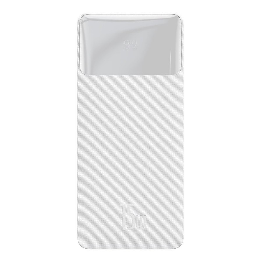 Внешний аккумулятор Baseus Bipow Digital Display Overseas Edition White (PPBD050202)