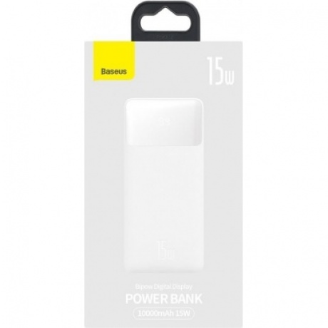 Внешний аккумулятор Baseus Bipow Digital Display White (PPBD050002) - фото 17