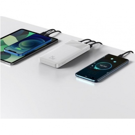 Внешний аккумулятор Baseus Bipow Digital Display White (PPBD050002) - фото 8