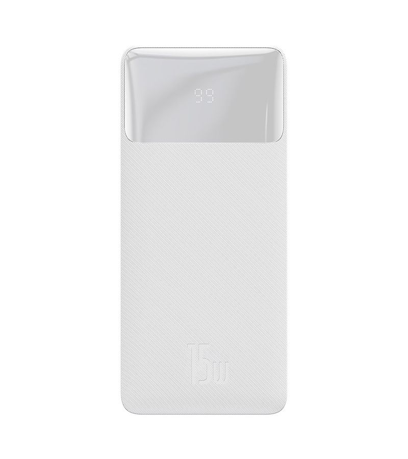 Внешний аккумулятор Baseus Bipow Digital Display White (PPBD050002) внешний аккумулятор baseus bipow digital display 30000mah 15w white ppdml k02
