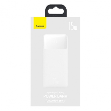 Внешний аккумулятор Baseus Bipow Digital Display White (PPBD050102) - фото 7