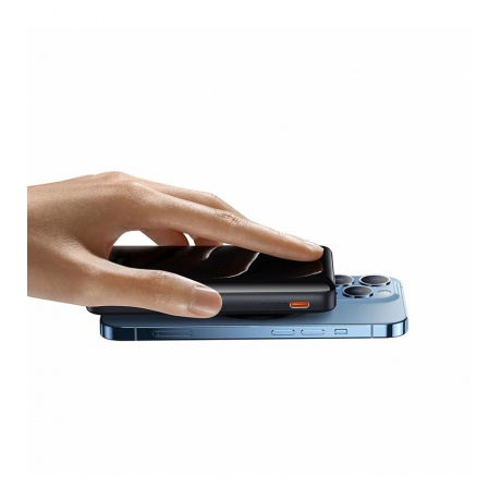 Внешний аккумулятор Baseus Magnetic Bracket Wireless Fast Charge Blue (PPCX000203) - фото 9