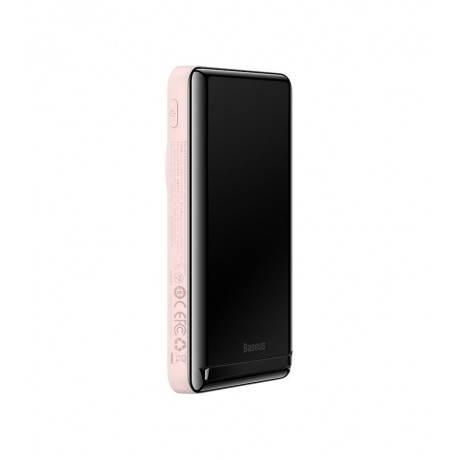 Внешний аккумулятор Baseus Magnetic Overseas Edition Pink (PPCX000204) - фото 4