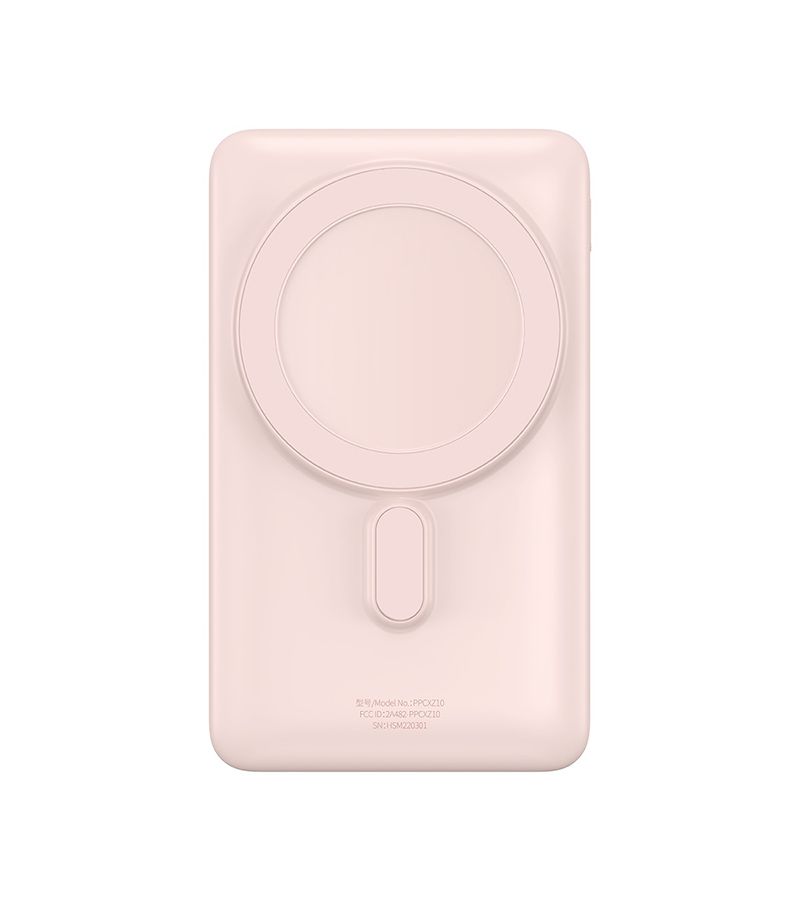 цена Внешний аккумулятор Baseus Magnetic Overseas Edition Pink (PPCX000204)